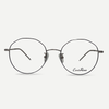Carlo Reno C18041 Semi-Round Geometric Slim Glasses Frame