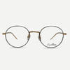 Carlo Reno C18057 Round Engraved Slim Glasses Frame