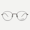 Carlo Reno C18057 Round Engraved Slim Glasses Frame