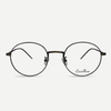 Carlo Reno C18057 Round Engraved Slim Glasses Frame