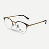 Milano MIL1075 Browline Eyeglass Frame